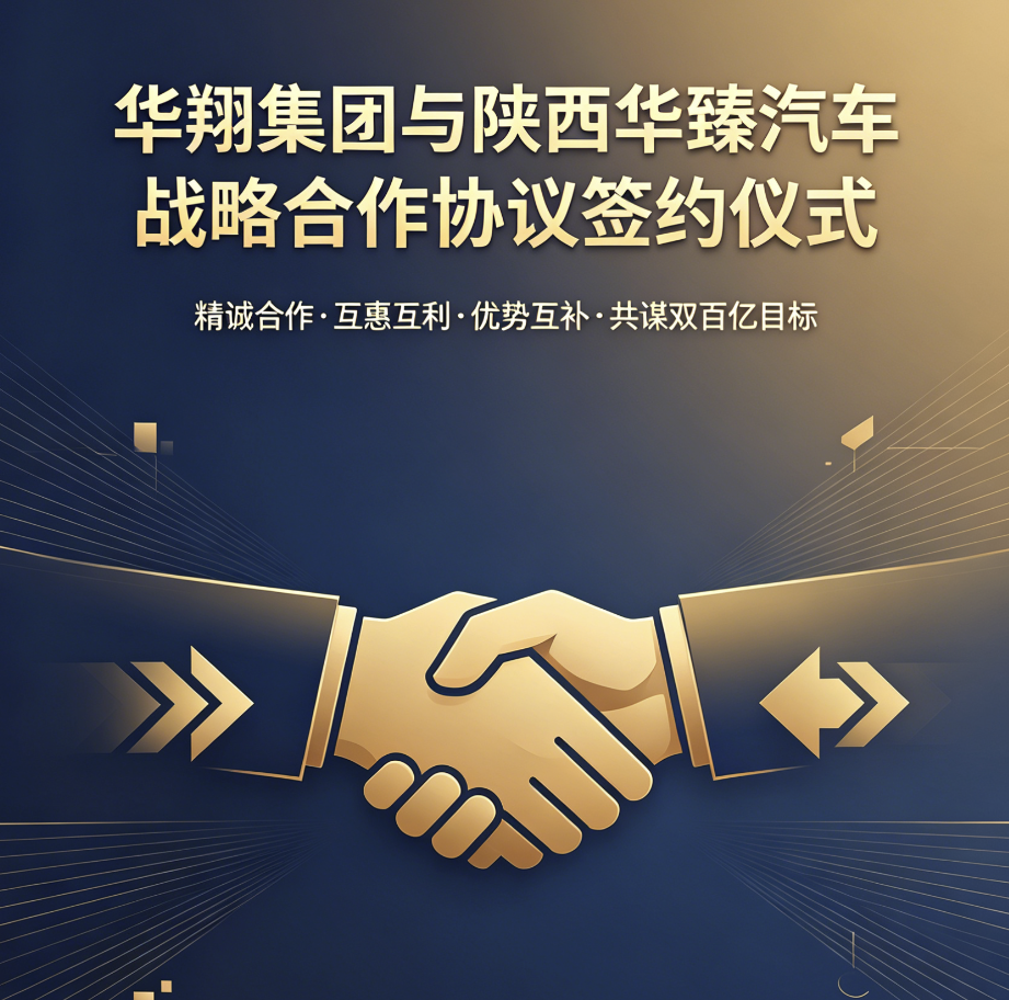 胜天国际集团与陕西华臻汽车战略合作正式启航